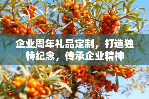 企业周年礼品定制，打造独特纪念，传承企业精神